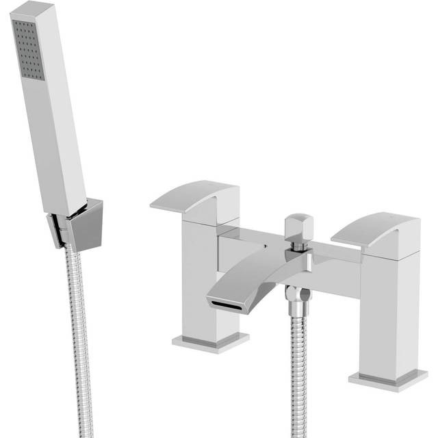 Modern Bathroom Mono Basin Sink Mixer Bath Shower Mixer Tap Set Showerhead Hose