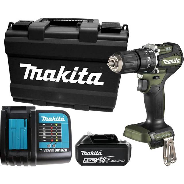 Makita DHP487FX3O 18v Cordless Combi Hammer Drill 1 x 3.0ah Battery +