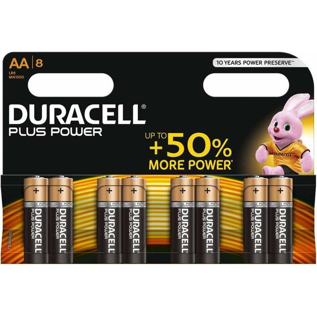 Duracell Plus AA LR6 Batteries | 8 Pack