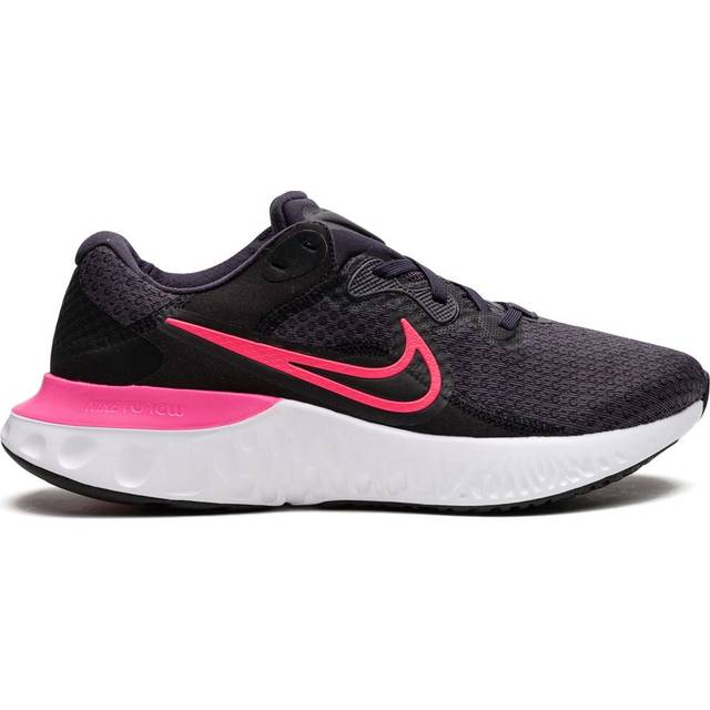 Nike renew run 2 womens fashion trainers in purple pink - 5 uk