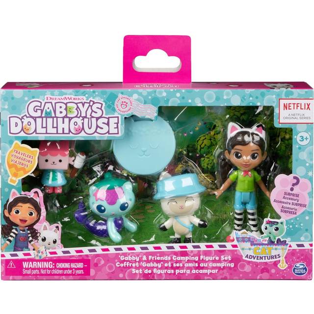 Gabby's Dollhouse - Gabby & Friends Camping Figure Set