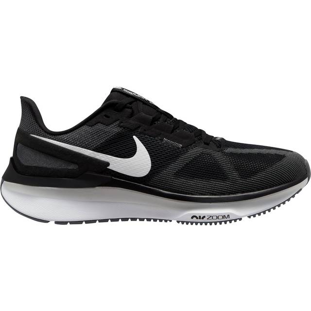 Nike Air Zoom Structure 25 Löparsko för män, Black/White/Iron Grey, 42