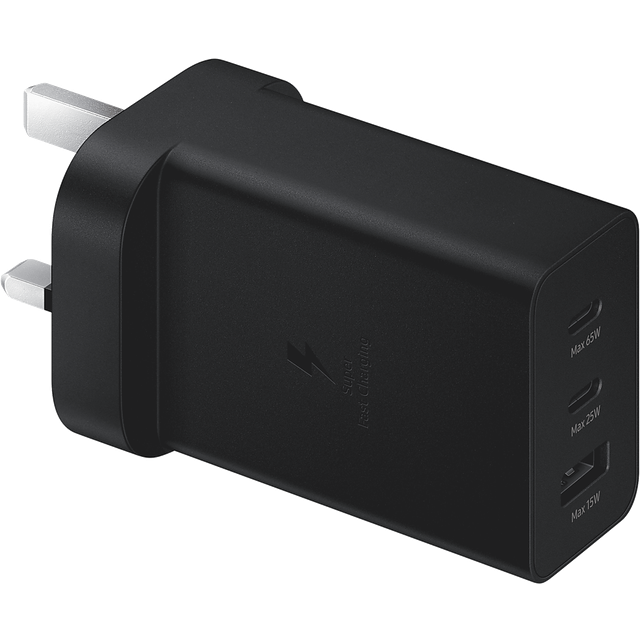 Samsung 65W USB-C + USB Trio Universal Power Adapter - Black