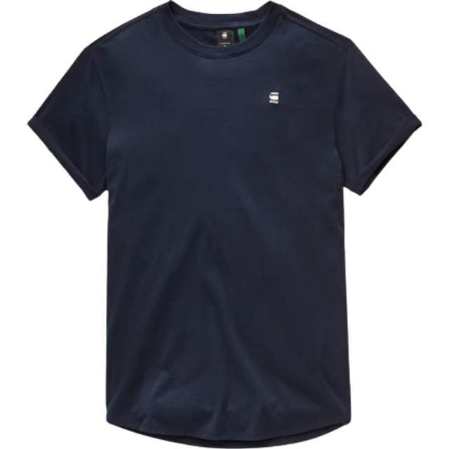 G-STAR RAW Herr Lash Straight T-shirt, Blå (Sartho Blue B353-6067), XL