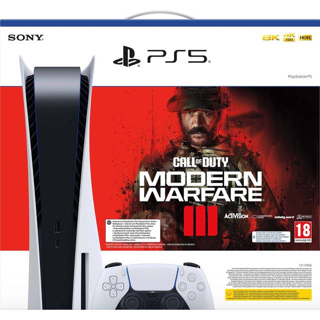 Sony Playstation 5 (PS5) (Disc Version) (825GB) - Call of Duty: Modern Warfare III Bundle