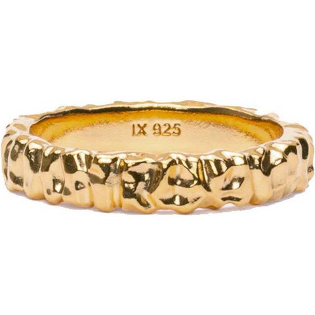 IX STUDIOS Ix Crunchy Class Ring |Guld |56