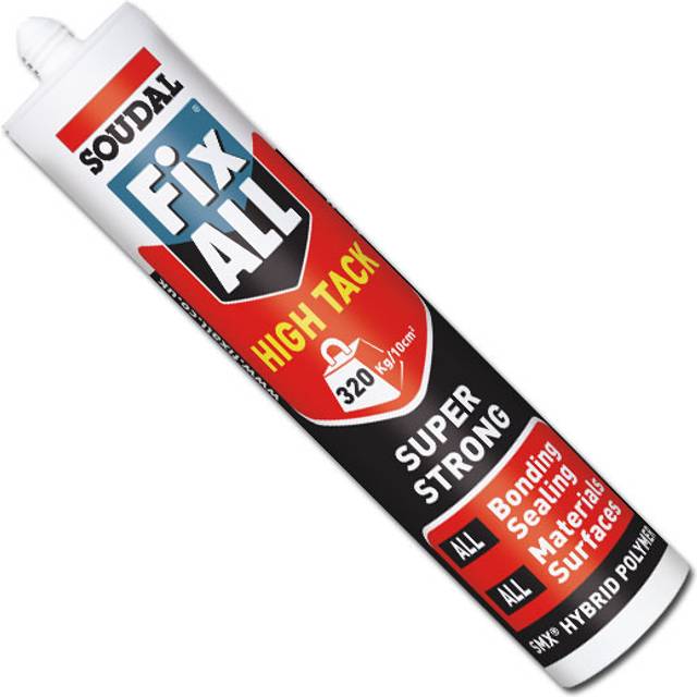 Soudal Fix ALL High Tack Hybrid Sealant & Adhesive - 290ml