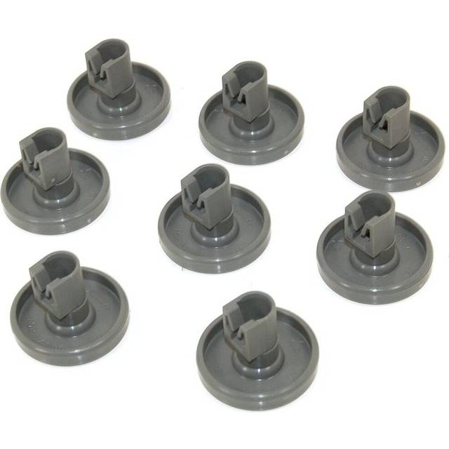 Zanussi Dishwasher Lower Basket Wheel Pack Of 8. Genuine part number 50286965004