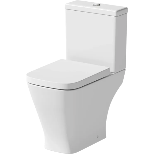 Ceramica Marseille Close Coupled Rimless Toilet & Soft Close Seat