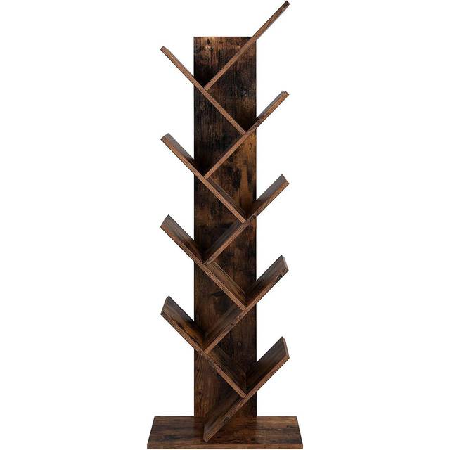 8-Tier Tree Bookshelf, Rustic
