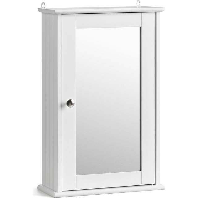 Christow - Clovelly White Bathroom Mirror Cabinet