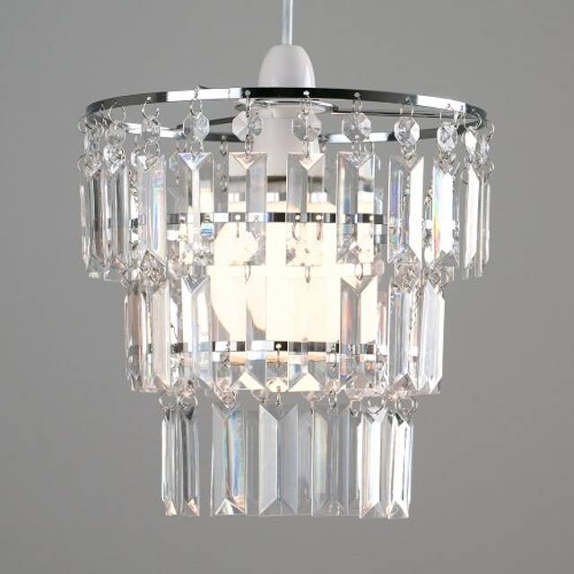 Pair of Silver Ceiling Pendant Shade
