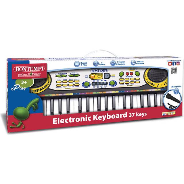 Bontempi Electronic Keyboard with Microphone Musical Instrument for Children
