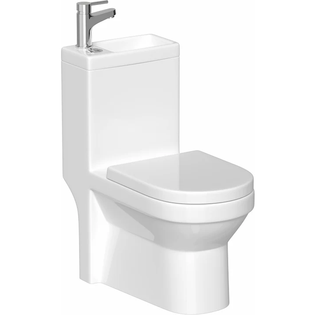Affine Tivoli 2-in-1 Toilet With Sink On Top - Close Coupled Toilet
