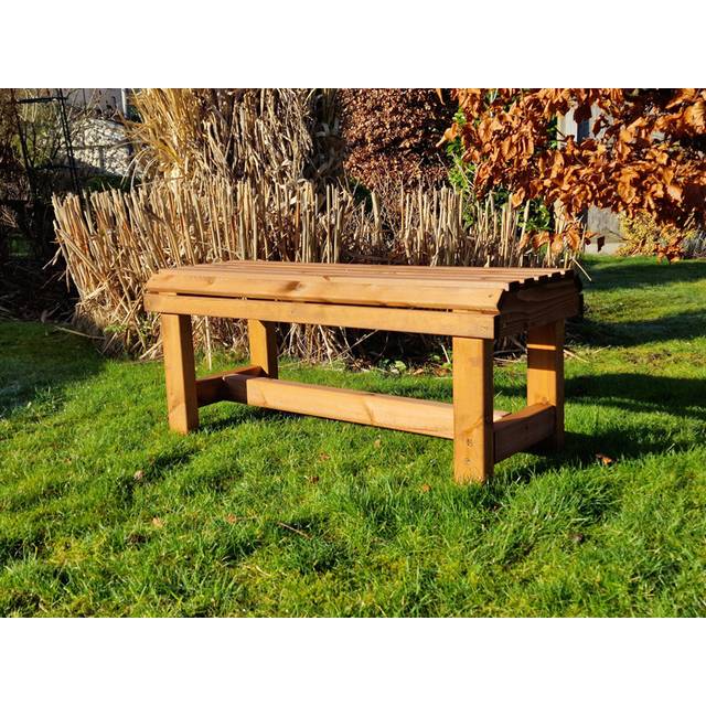 Churnet Valley Garden Furniture Churnet Valley Valley Backless Bench, Brown