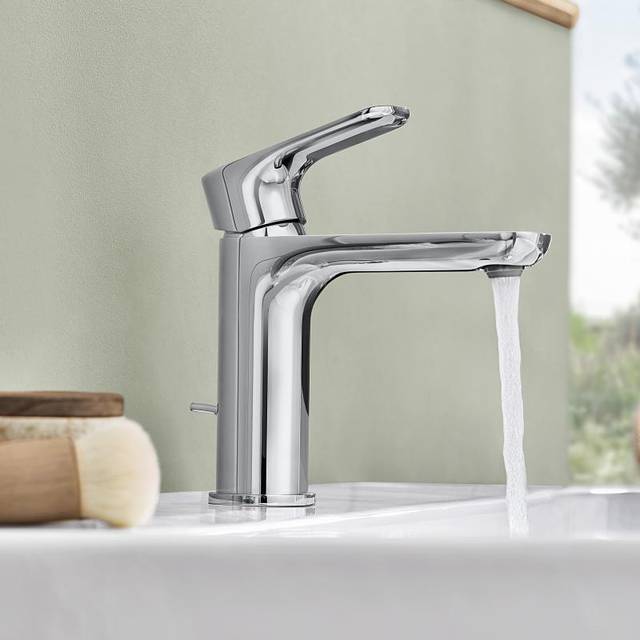 O.Novo Single lever basin mixer, Chrome (TVW10410111061) - Villeroy&boch
