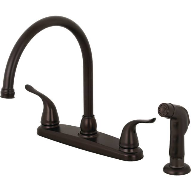 Kingston Brass KB795YLSP Yosemite 8-Inch Centerset Kitchen Faucet with