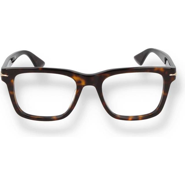 Montblanc MB0266O 002 Men's Eyeglasses Tortoiseshell Size 52 (Frame Only) - Blue Light Block Available - Dark Tortoise (52)