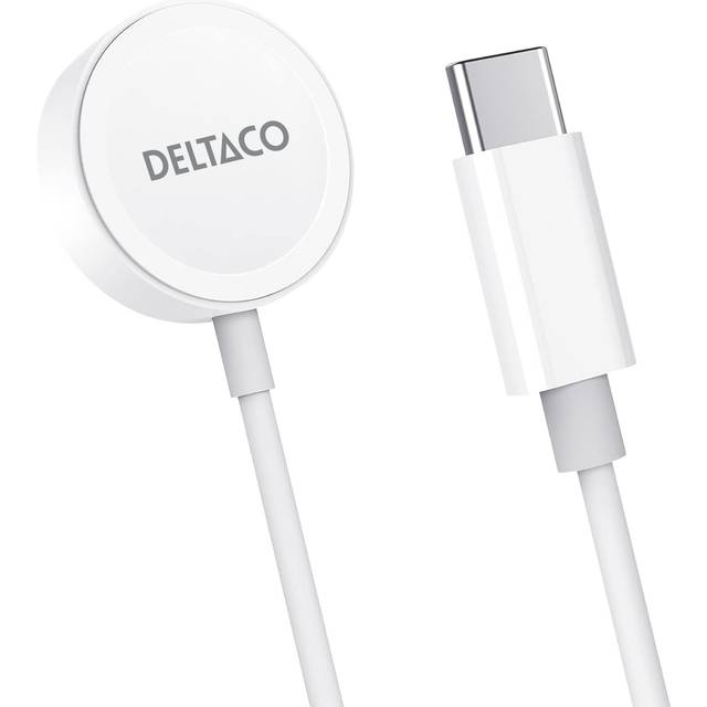 Deltaco Apple Watch Charger, Usb-c, 1 M Fixed Cable - Oplader