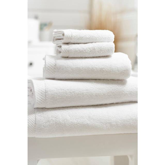 The Lyndon Co Egyptian Spa Bath Towel 700Gsm - White - Hand Towel