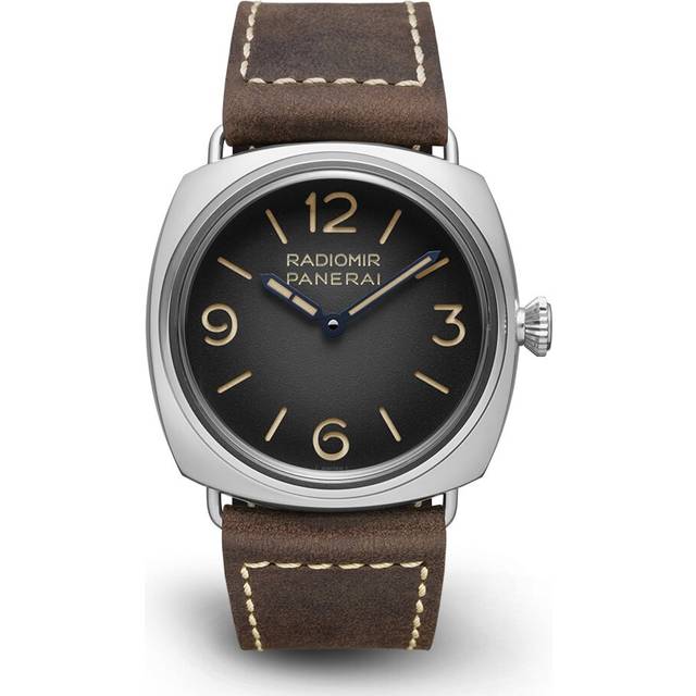 Panerai Mens Black Pam01334 Radiomir Origine Stainless-steel and Leather Manual Watch 1 Size - BLACK