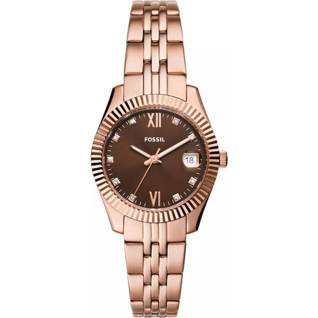 Fossil Scarlette Rose Gold Tone Plated Watch ES5324