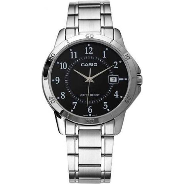 Casio Ltp V004d 1budf  Ltp V004d 1b  Analog Sat Student Female Metal Watch LTP-V004D-1BUDF