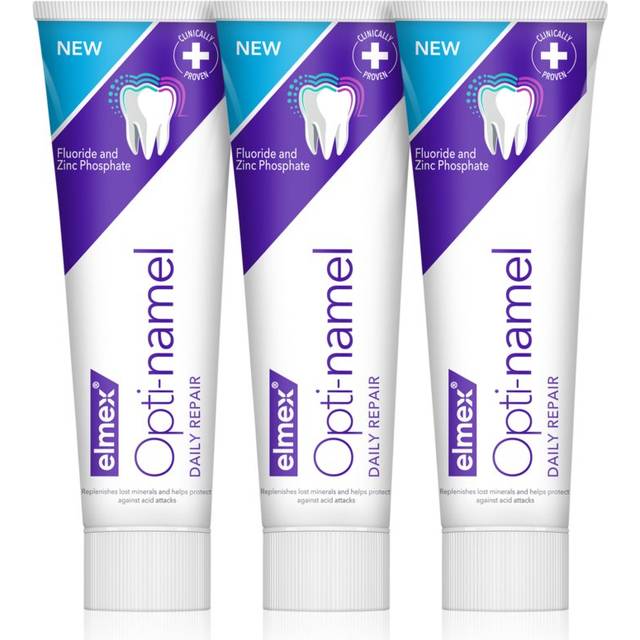 Elmex Repair Enamel Repair Tandkräm 3x75 ml