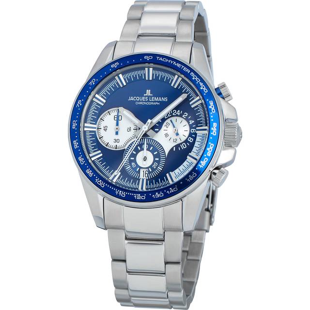 Jacques Lemans 1-2127F Liverpool Chronograph Herrenuhr 40mm 10ATM