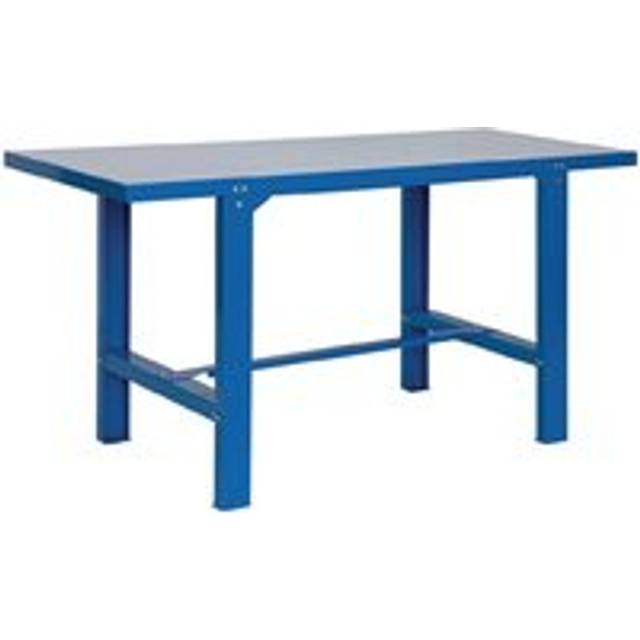 SLINGSBY Heavy Duty Workbench Steel Blue 730 x 1200 x 800 mm