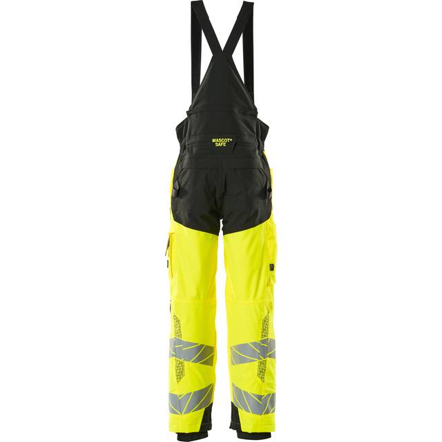 Mascot Accelerate Safe Winter Trousers Hi-Visyellow/Dark Navy (S)