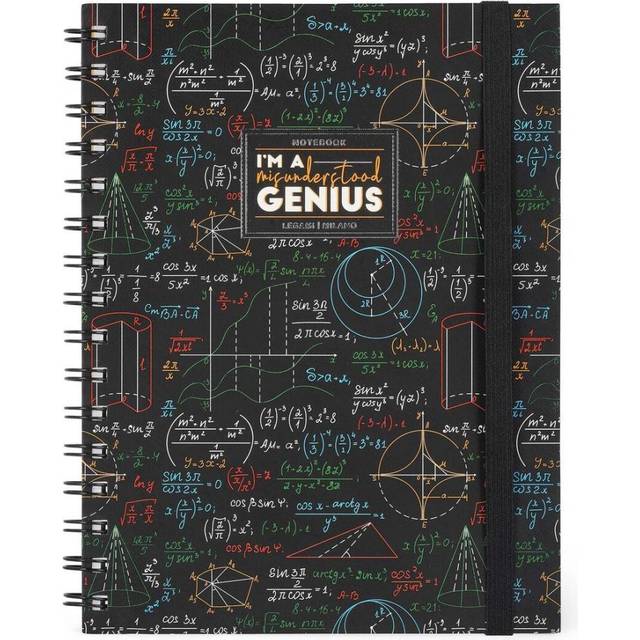 Legami Large Spiral Notebook - Genius, none