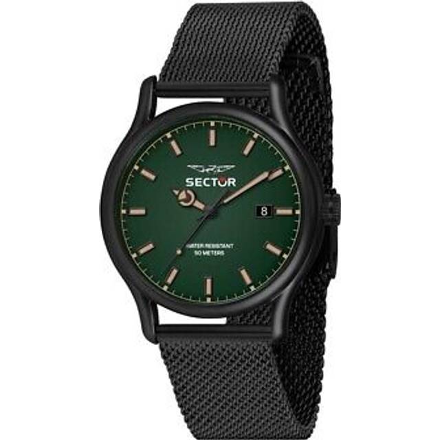 Sector 660 Green Matt Dial Stainless Steel Quartz R3253517021 Men's Watch