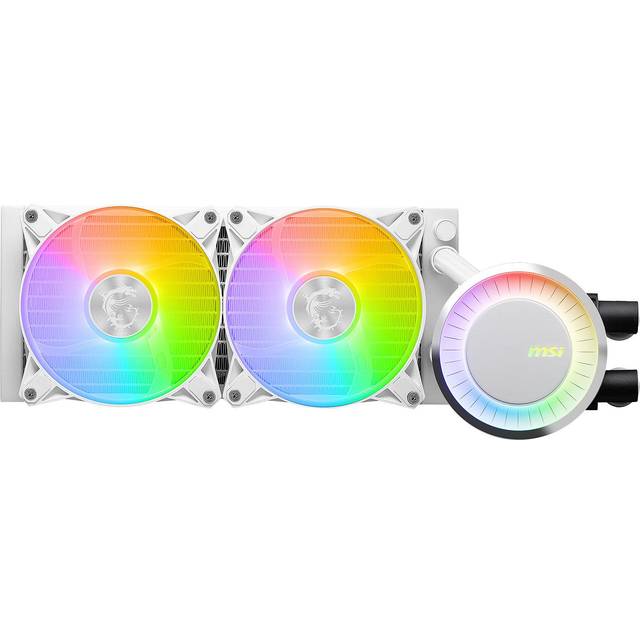 MSI MAG CORELIQUID E240 WHITE 240mm AiO CPU Cooler in White