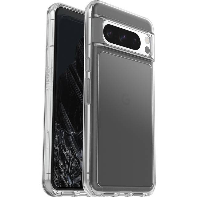 OtterBox Symmetry Clear Hülle für Google Pixel 8 Pro, sturzsicher, schützende Hülle, 3X getestet nach Militärstandard, Transparent