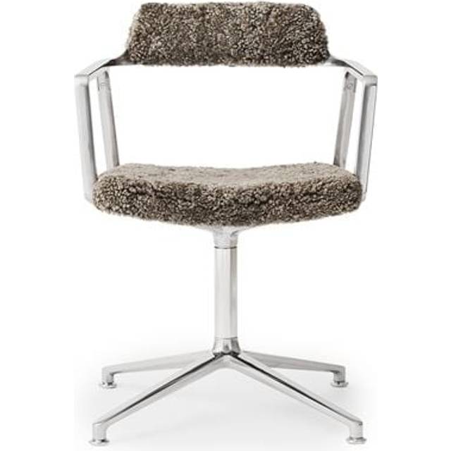 452 Swivel Chair, Curly Edition, Sheepskin
