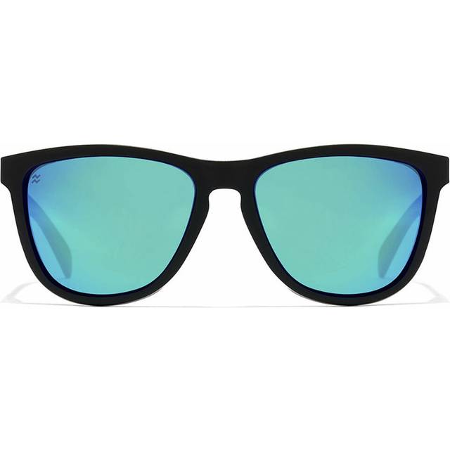 Unisexsolglasögon Northweek Regular Matte Svart Smaragdgrön Ø 140 mm