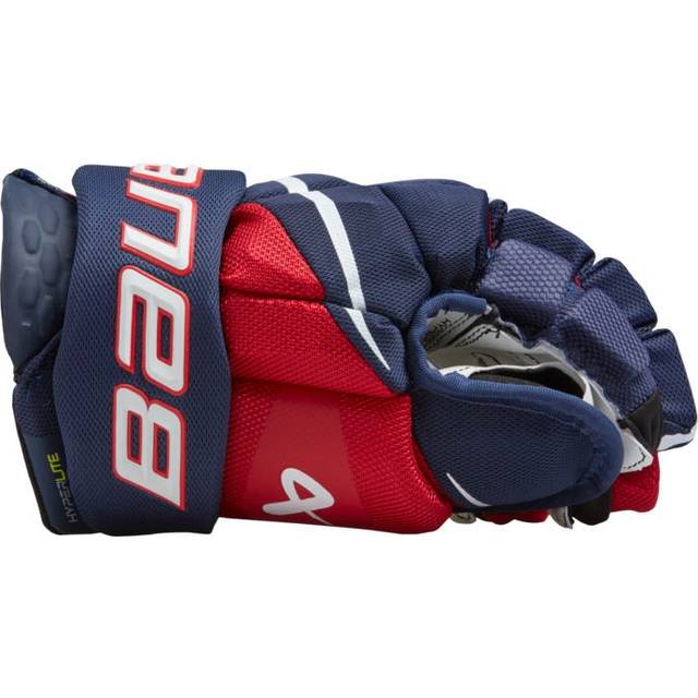 Vapor Hyperlite JR hockeyhandskar, Navy/Röd/Vit, Barn, 11