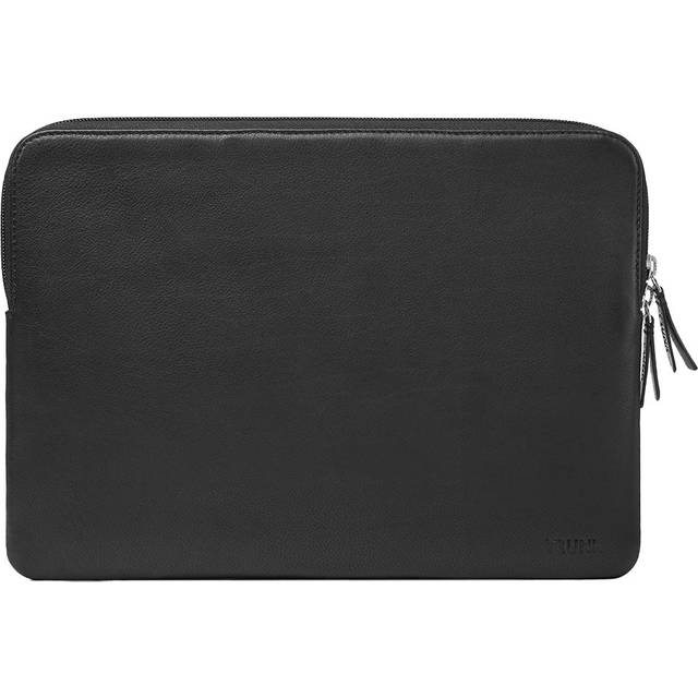 Trunk Äkta Läder Sleeve till MacBook 14" (33 x 23,5 x 2 cm) - Black