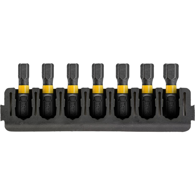 DeWalt 7 Piece FlexTorq Hexagon Screwdriver Bit Bar Set