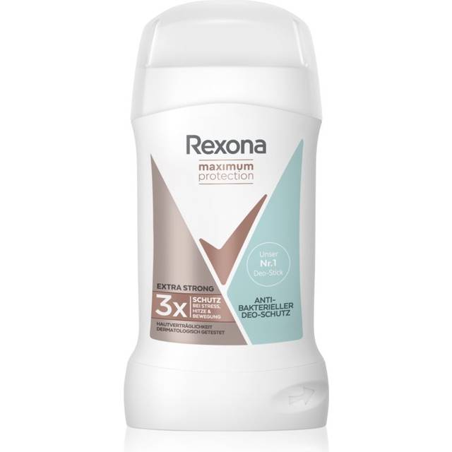Rexona Maximum Protection Anti-Perspirant Deodorant Stick Antibakteriellt deodorantskydd mot stark svettning och kroppslukt utan alkohol 40 ml x 6 stycken