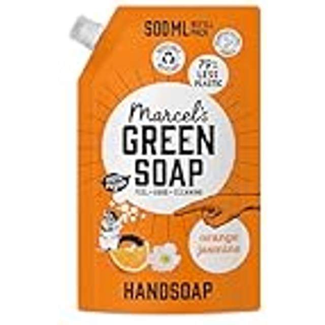 Green Soap Håndsæbe med appelsin jasmin refill-pose 51.42 DKK/1 L 500ml
