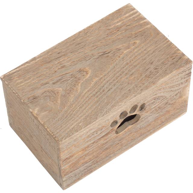 Wooden Dog Treat Box
