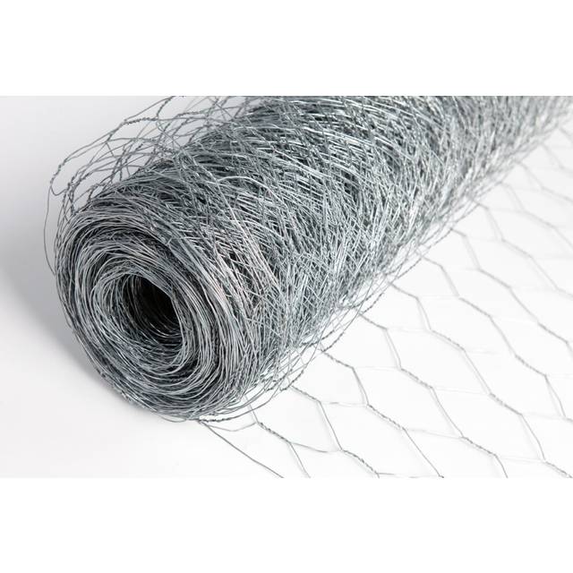 Chicken Wire Mesh Fencing Galvanised 25mm x 60cm x 25m (22g)