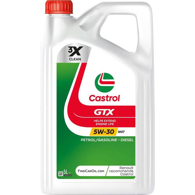 Castrol GTX RN17 5W-30 Motorolja Dunk 5 l - Motorolja - Renault - Nissan - Kia - Mitsubishi - Dacia - Hyundai - Honda - Mercedes