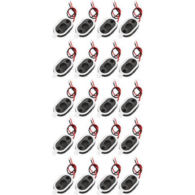 20pcs 10x15x3mm 8 ohm 0.5w 2-wire audio mediant stereo speaker for gps navigator