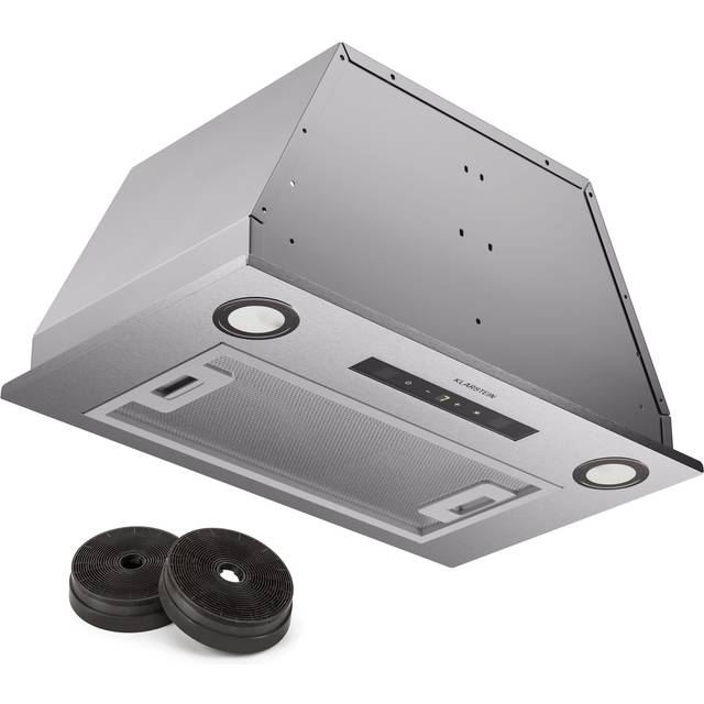 Cooker hood extractor fan kitchen chimney hood w/ led light grease filters timer