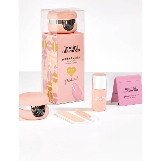 Le mini macaron Gel Manicure Kit Praline 8,5 ml + 4 pcs