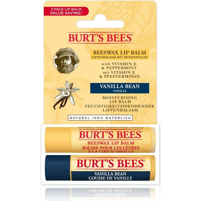 Burts Bees Lip Balm Duo Beeswax & Vanilla Bean