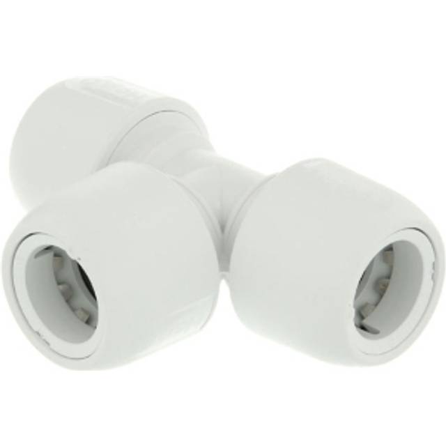 Hep2O equal tee white 22mm - White
